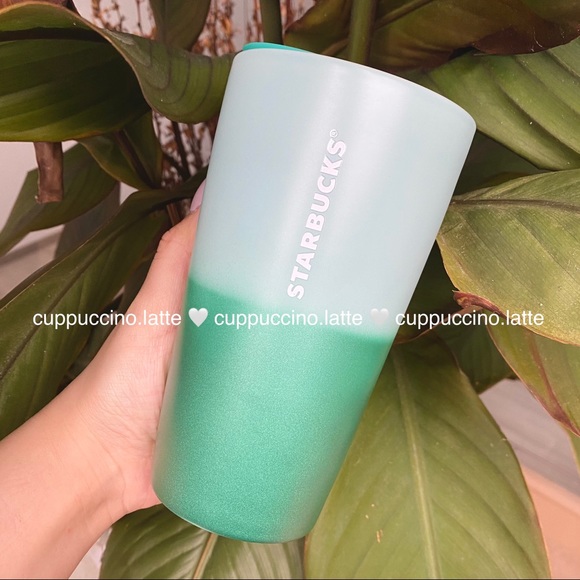 Starbucks Other - 💙SOLD OUT💙Starbucks 2 Tone Split Blue & Green Travel Mug Tumbler